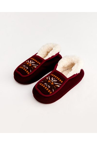 Chirpy Yors-Ethnic Patterned Men's Home Shoes