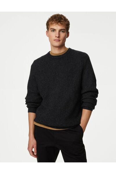 Marks & Spencer Regular Fit Yuvarlak Yaka Kazak