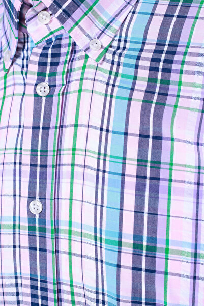 W Collection Multi-Colored Long Sleeve Plaid Shirt