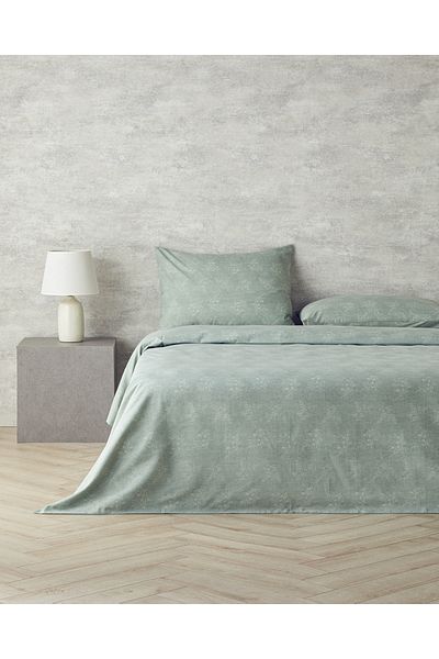 English Home Set cuvertură de pilota verde, ușor de călcat - 160x220 cm