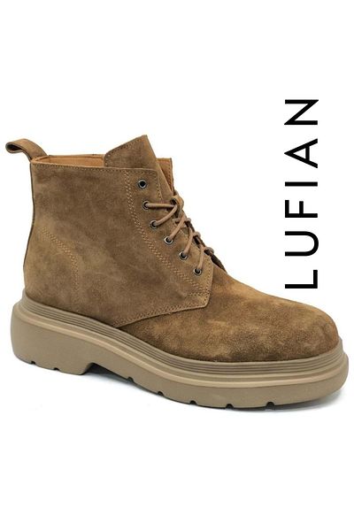 Lufian 112230213   Ανδρικές δερμάτινες μπότες Marvin Casual - TABA