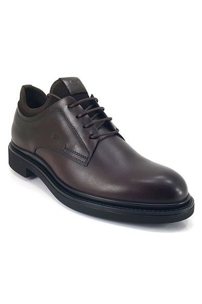 Libero 3456 Heeled Rubber Sole Men's Shoes-Brown