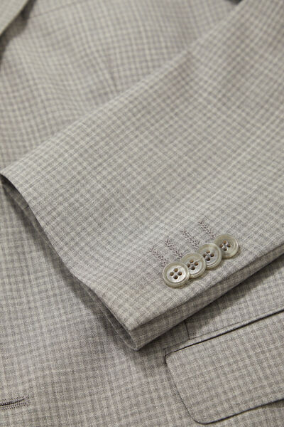 W Collection GRİ DÜĞMELİ TAKIM ELBİSE