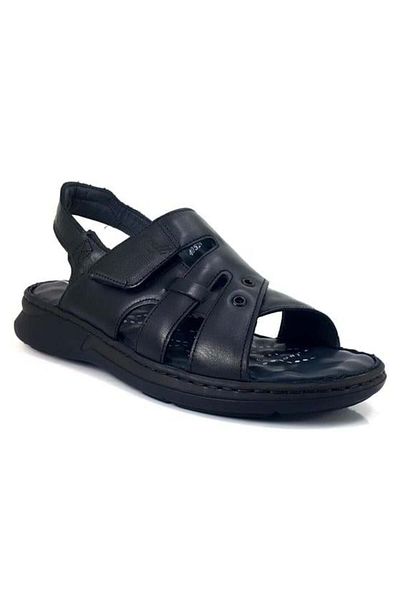 Forelli Ανδρικά σανδάλια Berkay Daily Anatomical Leather-μαύρο