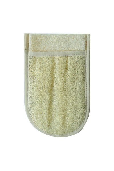 nascita 15x25 Cm Natural Pumpkin Fiber Bath Shower Gloves Pouch