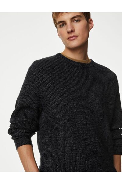 Marks & Spencer Regular Fit Yuvarlak Yaka Kazak