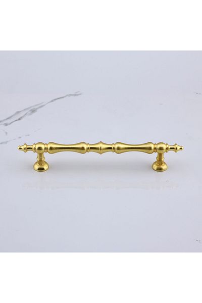 Badem10 Mâner Nilay din metal auriu mat 128 mm -12,8 cm Mobilier Bucătărie Sertar Dulap Dulap Mânere Mâner