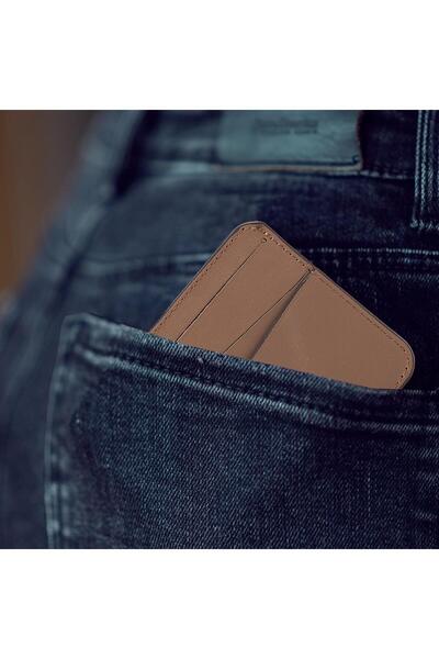 gio&mi Борис Коричневий Картковий гаманець з натуральної шкіри