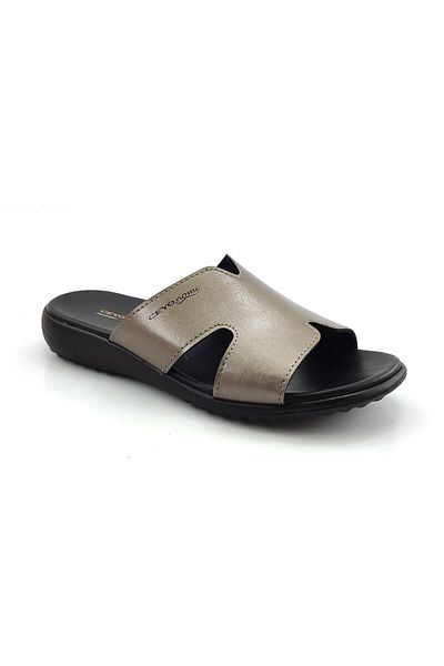 Ceyo Palermo-2 Anatomical Slippers-Platinum