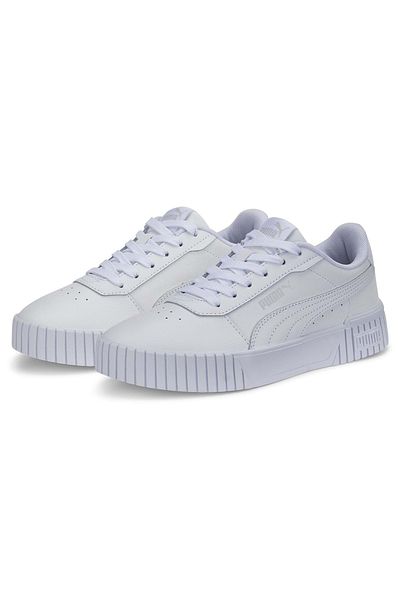 Puma 386185   Carina 2.0 Jr Sneaker Women's Sports Shoes White-White