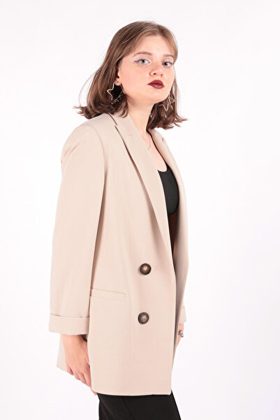 AYHAN 90491 Model Women's Blazer Jacket