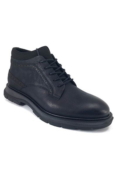 Libero 1341 Ανδρικές μπότες με φερμουάρ Gum Sole-μαύρο Nubuck