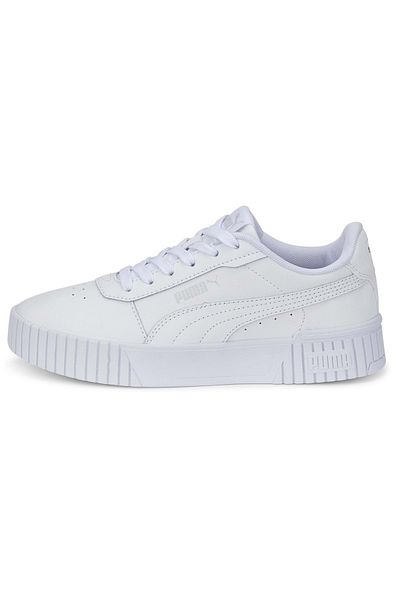 Puma 386185   Carina 2.0 Jr Sneaker Women's Sports Shoes White-White