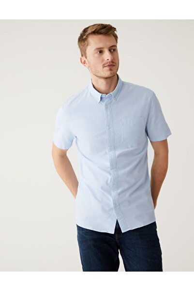 Marks & Spencer Saf Pamuklu Oxford Gömlek