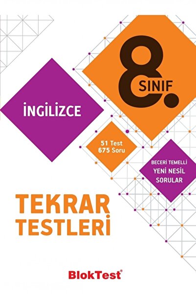 Tudem Yayınları Tudem 8.sınıf Bloktest Ingilizce Tekrar Testleri