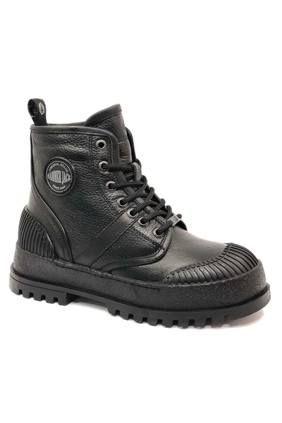 Hammer Jack 102-24605-Z Theresa Δερμάτινες Unisex Μπότες ΜΑΥΡΟ