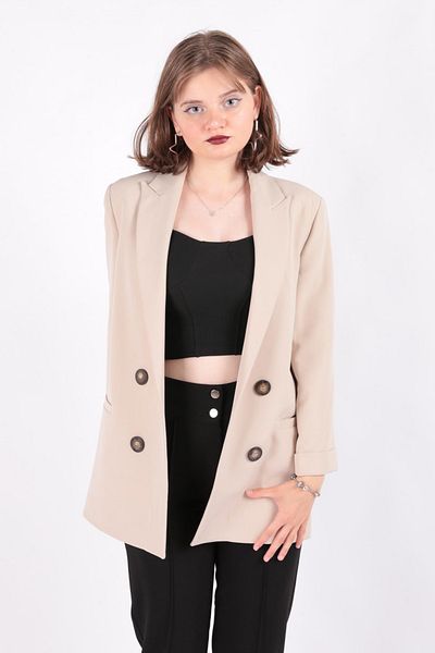 AYHAN 90491 Model Jachetă Blazer Damă