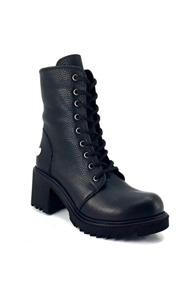 Mammamia 1345 Шкіряні жіночі черевики на щодень - чорні