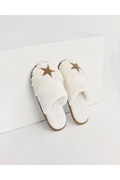Chirpy Yıli - Γυναικείες παντόφλες σπιτιού με λεπτομέρεια αστεριών