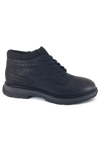 Libero 1341 Ανδρικές μπότες με φερμουάρ Gum Sole-μαύρο Nubuck