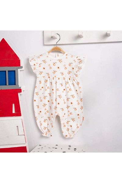 Tiffany Apricot Ruffled Baby Undershirt - 2455089