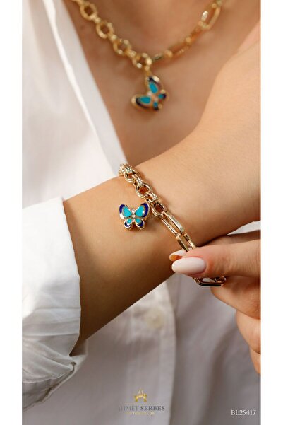 CETAŞ Cetaş Mineli Kelebek Bileklik