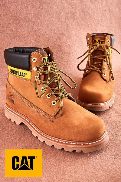 Caterpillar Cat 015g100095 Colorado Δερμάτινες Unisex Μπότες Cinnamon