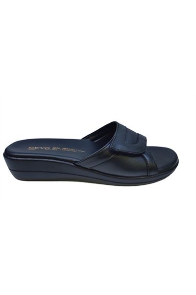 Ceyo 9863-36 Orthopedic Women's Slippers-Black