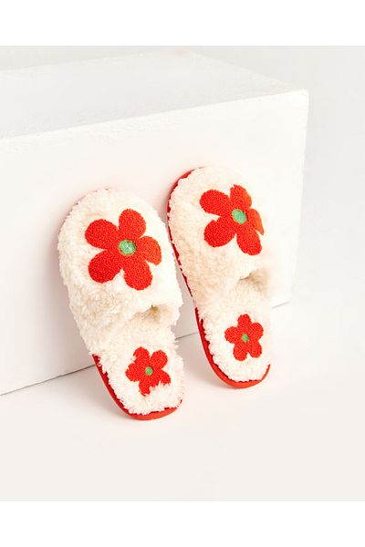 Chirpy Γυναικείες παντόφλες σπιτιών Dodo - Daisy Pattern