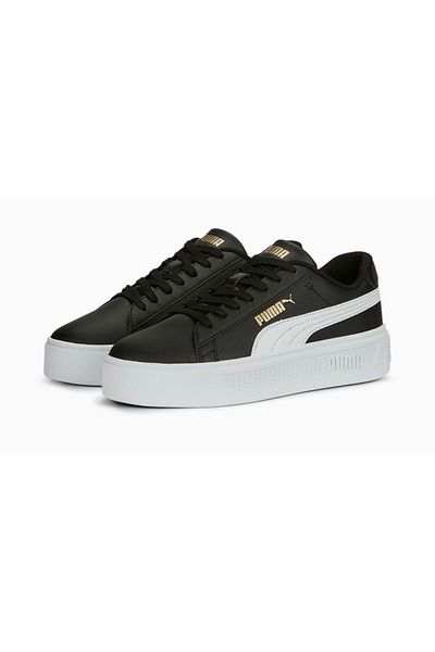 Puma Smash Platform V3 390758-02 Unisex Αθλητικά Παπούτσια Μαύρο-άσπρο