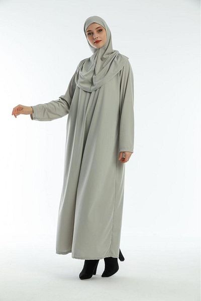 Kutay Collection One Piece Prayer Dress Solid Color