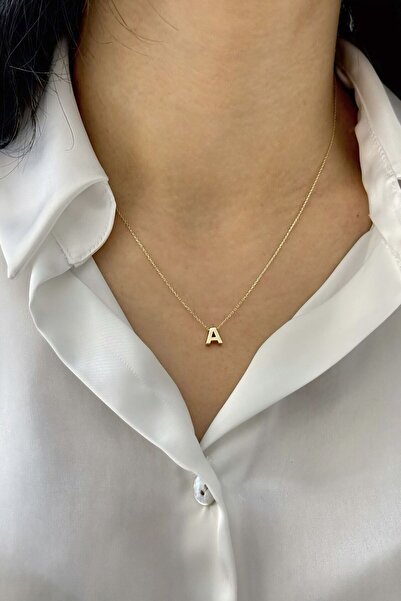 SEYHAN KUYUMCULUK A Harfli Altın Kolye