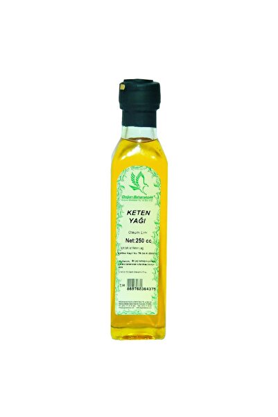 Doğan Baharatçılık Keten Yağı 250 ml Doğal Saf Cam Şişe