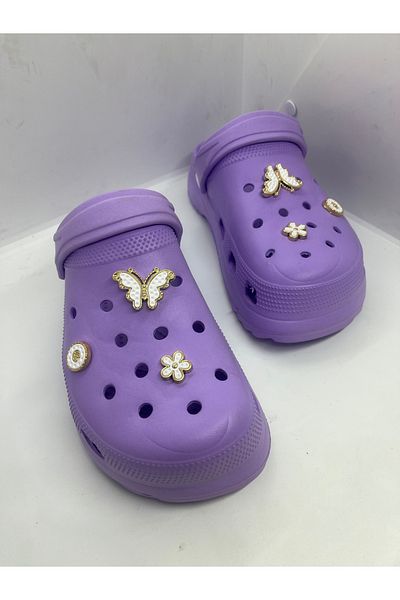 GENÇ Παντόφλες Butterfly Stone Cross - Αντιολισθητική σόλα για νοσοκομείο και μάγειρα