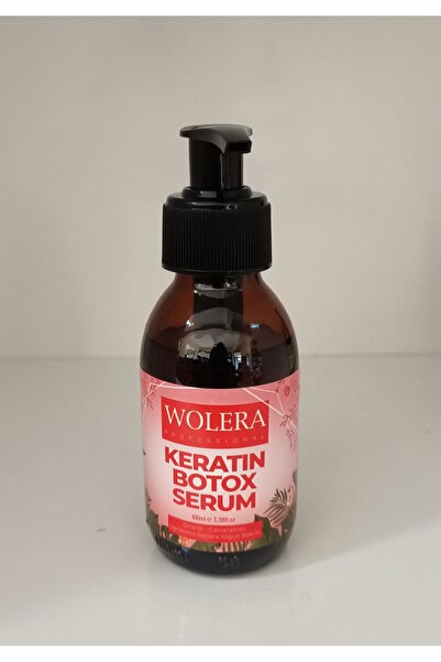 WOLERA Keratin Botox Profesyonel Saç Serumu - Onarıcı Canlandırıcı 100ml
