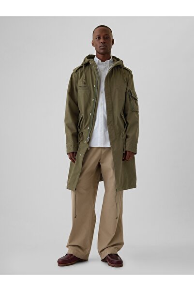 GAP Erkek Haki GapReissue Utility Jacket