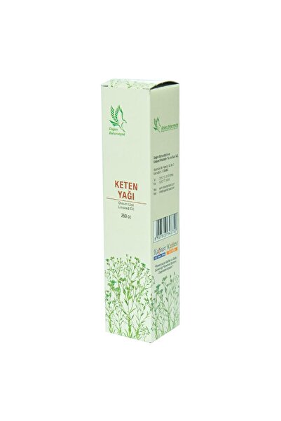 Doğan Baharatçılık Keten Yağı 250 ml Doğal Saf Cam Şişe