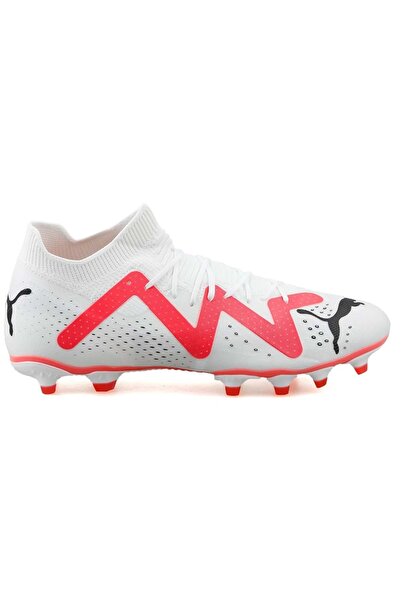 Puma Pantofi de fotbal pentru bărbați Future Match Fg/Ag Turf Floor Cleats Alb