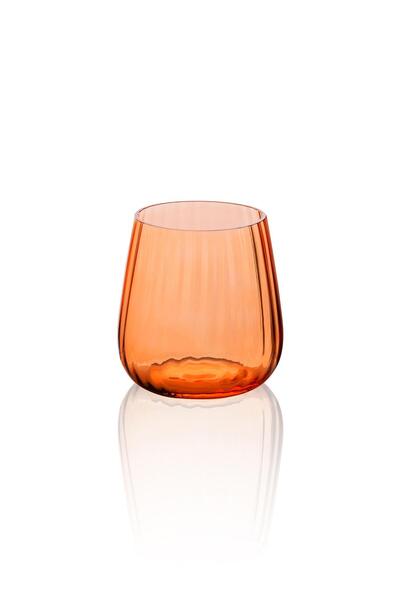 The Mia Glass Water Glass Orange 450 ml Brd0127