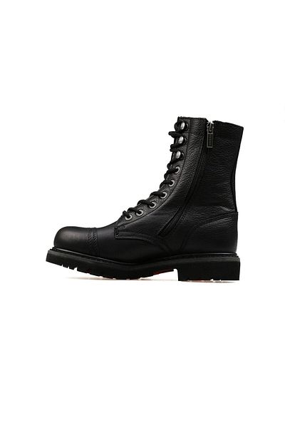 Harley Davidson 025μ 100553   Ανδρικές Μπότες Colmar - Δερμάτινο μαύρο εμπριμέ