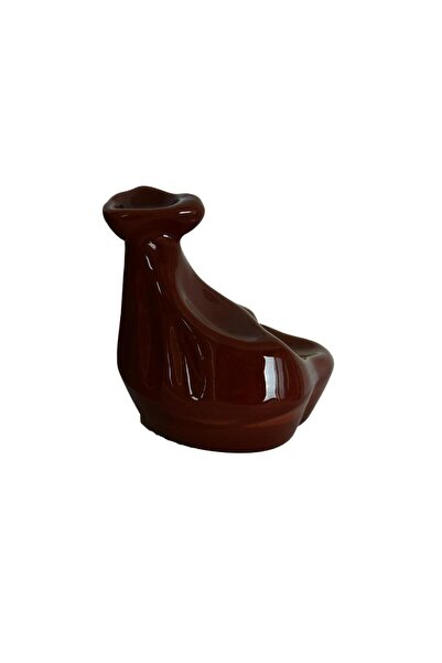 LokmanAVM Kahverengi Seramik Şelale Geri Akışlı Tütsülük Backflow Buhurdanlık