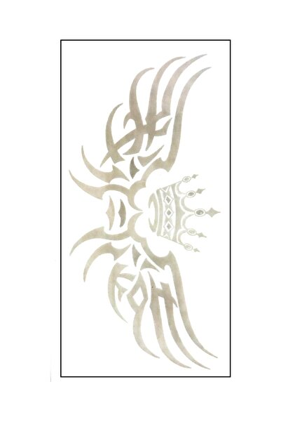 Mecit Tuhafiye 1 AY KALICI KANAT VE TAC BEL GÖĞÜS VUCUT İÇİN GEÇİCİ DÖVME