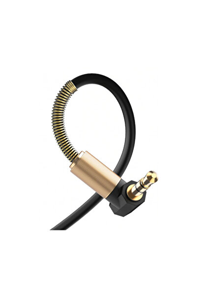 Concord C-807 1.8m Metre 3.5mm Aux L Spiral Ses Aktarım Kablosu