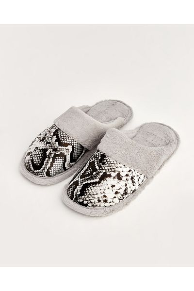 Chirpy Loli - Snake Patterned Women's House Slippers