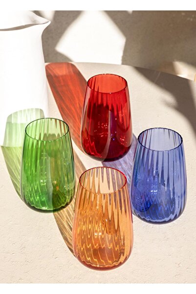 The Mia Glass Water Glass Green 600 ml Brd0125