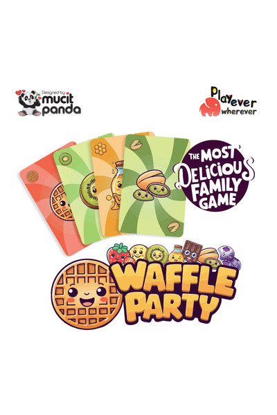 Playever Waffle Party, Dikkat, Görsel Algı Ve Refleks Geliştiren Kart Oyunu (4-7 YAŞ)
