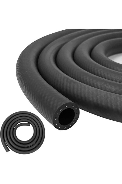 YDSilikon 7.5mm*13.5mm İçten Örgülü LPG/CNG Benzin Yakıt Hortumu NBR (Nitril) 1Metre