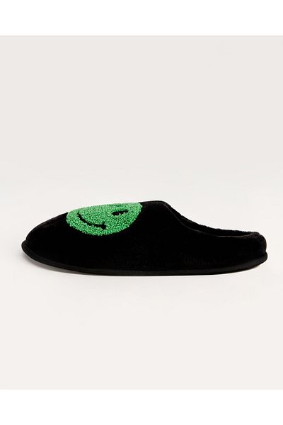 Chirpy Yubi - Women's House Slippers with Smiling Face Emoji