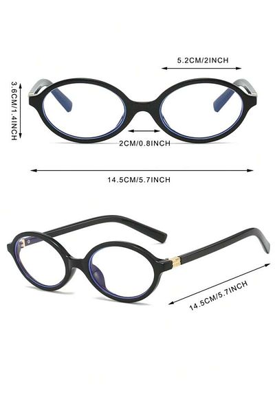 LOOKUP Blue Optical Glasses - Light Protection, Glass Changeable + Case + Cloth Gift