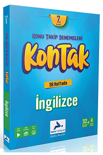 paraf yayınları Paraf Yayınları 7. Sınıf Kontak İngilizce Denemeleri